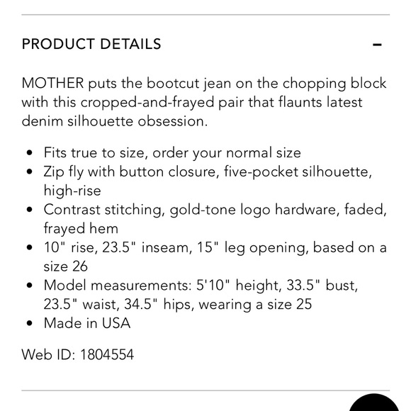 LIKE NEW! Mother Insider Crop Step Fray - Not Rough Enough - Picture 4 of 16